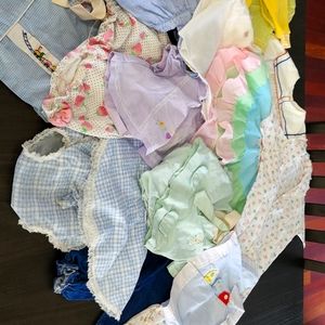Vintage baby clothes lot